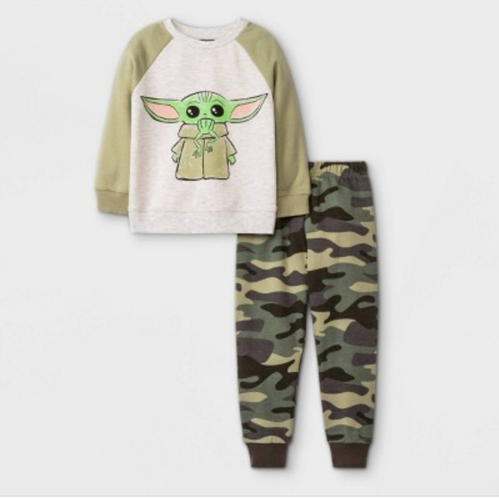 Star Wars Baby Yoda Matching Sweatshirt & Jogger Set